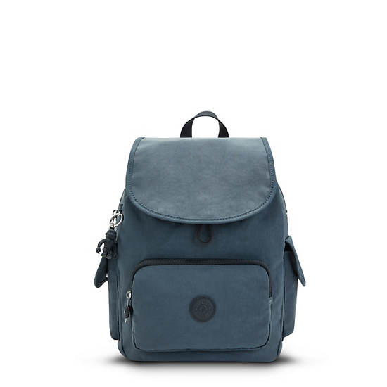 Kipling City Pack Small Ryggsekk Marineblå Grå | NO 1708YX